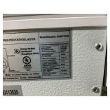 Vissani 7.0 cu. ft. Manual Defrost Chest Freezer with LED Light in White, Garage Ready Model # HMCF7W5 (Transit Damage, See Photos)