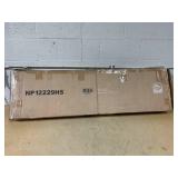 HAPPYGRILL 15.5 FT Double-sided Patio Umbrella with Solar Lights, Outdoor Twin Size Umbrella with Crank Handle & Heavy-Duty Ribs, Oversized Rectangle Umbrella for Garden Deck Poolside