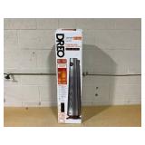 Dreo 1500W Solaris 818 Oscillating Ceramic 30" Indoor Space Heater for Home or Large Bedroom with Remote Control Silver: ETL Listed, 9 Settings