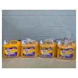 LOT OF 4 Arm & Hammer Plus OxiClean Odor Blasters HE Liquid Laundry Detergent (2 Missing Caps) (3 Bottles-208 Fl. Oz., 1 Bottle- 166.5 Fl. Oz.)