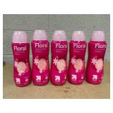LOT OF 5 up&up Floral Scent Booster  (4 Bottles -24oz, 1 Bottle-18.2oz)
