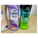 LOT OF 4 Downy Scent Booster Beads (2 Bottles 32.2oz, 1 Bottle 24.5oz, 1 Bottle 21.1oz)