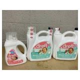 LOT OF 3 Dreft Baby Laundry Detergent Stage 1 & 2