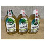 LOT OF 3 Seventh Generation Power Plus Laundry Detergent - Clean Scent - 23.1oz Each