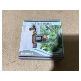 Insoma Hose Timer Brass Inlet, Water Timer for Garden Hose Faucet, Outdoor Sprinkler Timers with Rain Delay/Manual/Automatic Irrigation System for Lawns Yard Pool, 1 Outlet