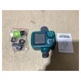 Sprinkler Timer, Programmable Hose Timer with Rain Delay, Manual and Automatic Watering System, Water Timers for Garden Hose, Waterproof Digital Irrigation for Yard, Lawn, Pool, 1 Outlet