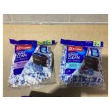 LOT OF 3 O-Cedar RinseClean Spin Mop Refills (2 Packs Of Microfiber 1 Pack Of Deep Clean) (2 Per Pack)