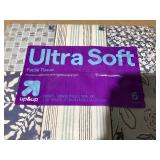 LOT OF 3 up&up Facial Tissues In Ultra Soft & Everyday Use (Ultra Soft: 4 & 6 Count, Everyday Use: 6 Count)