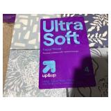 LOT OF 3 up&up Facial Tissues In Ultra Soft & Everyday Use (Ultra Soft: 4 & 6 Count, Everyday Use: 6 Count)