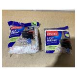 LOT OF 4 O-Cedar EasyWring Deep Clean Mop Head Replacements (1) Double Pack (3) Single Packs