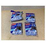 LOT OF 4 O-Cedar RinseClean Spin Mop Microfiber Refills (1) Double Pack (3) Single Packs
