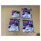 LOT OF 4 O-Cedar RinseClean Spin Mop Deep Clean Refills (1) Double Pack (3) Single Packs