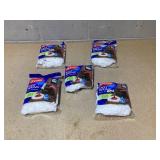 LOT OF 5 O-Cedar EasyWring Microfiber Mop Head Replacements (Single Packs)