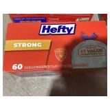 LOT OF 4 Hefty Trash Bags