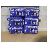 LOT OF 6 Up&Up Dog Diapers - 18ct Per Pack Size XS