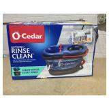 O-Cedar RinseClean Spin Mop With Bucket Separates Clean & Dirty Water
