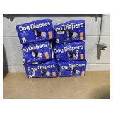 LOT OF 6 up&up Dog Diapers - 18ct Per Pack - X-Small 10"-12" Waist, Up To 10-35 Lb.