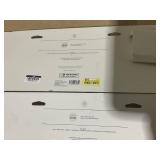 LOT OF 2 Threshold Rail Nickel Hooks Ivory - Wall Mounted Decorative Hook Rack, Matte Silver, No Assembly Required (4 Hooks & 5 Hooks)