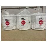 LOT OF 3 Deal Worthy 9" Coated Paper Plates 300 Count Per Pack