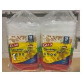 LOT OF 2 Glad Take-Aways Food Storage Containers