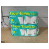LOT OF 2 up&up Make-A-Size Paper Towels - 150 sheets - 12 Rolls Per Pack