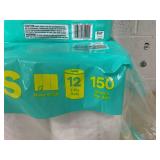 LOT OF 2 up&up Make-A-Size Paper Towels - 150 sheets - (1) Pack Of 12 (1) Pack Of 8