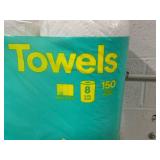 LOT OF 2 up&up Make-A-Size Paper Towels - 150 sheets - (1) Pack Of 12 (1) Pack Of 8