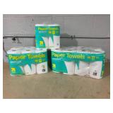 LOT OF 3 up&up Paper Towels (1) 6 Pack, (1) 2 Pack, (1) 8 Pack