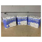 LOT OF 3 up&up Soft & Strong Toilet Paper (18 Per Pack)