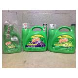 LOT OF 3 Gain Laundry Detergent (2 In Original Scent 194 fl oz & 46 fl oz, 1 In Moonlight Breeze Scent 194 fl oz)