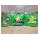 LOT OF 3 Gain Laundry Detergent (2 In Original Scent 194 fl oz & 46 fl oz, 1 In Moonlight Breeze Scent 194 fl oz)