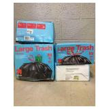 LOT OF 4 up&up Trash Bags (1) 30 Gal/60 Count, (2) 30 Gal/30 Count, (1) 13 Gal/100 Count