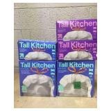 LOT OF 5 up&up Tall Kitchen Trash Bags