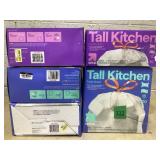 LOT OF 5 up&up Tall Kitchen Trash Bags