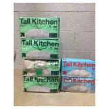 LOT OF 6 up&up Tall Kitchen Trash Bags