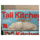 LOT OF 6 up&up Tall Kitchen Trash Bags