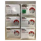 LOT OF 6 Deal Worthy Tall Kitchen Trash Bags (13 Gal/ 110 Count Per Pack)