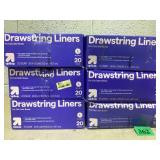 LOT OF 6 up&up Cat Litter Liners - L - 15ct - Pet Waste Accessories for All Ages Cats 30inx18in