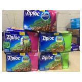 LOT OF 6 Ziploc Bags (3) Sandwich Bags/280 Count (2) Sandwich/270 Count