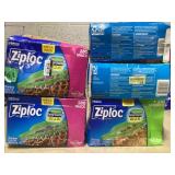 LOT OF 6 Ziploc Bags (3) Sandwich Bags/280 Count (2) Sandwich/270 Count