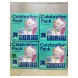 LOT OF 4 up&up Disposable Table Top Celebration Pack - 97ct