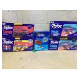 LOT OF 5 Ziploc Bags (Variety Sizes)