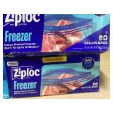 LOT OF 5 Ziploc Bags (Variety Sizes)