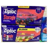 LOT OF 5 Ziploc Bags (Variety Sizes)