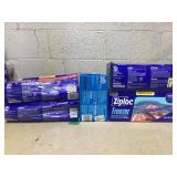LOT OF 5 Ziploc Bags (Variety Sizes)