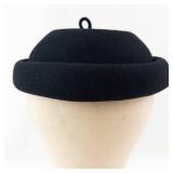 Junior Seasons New York Wool Doeskin Felt Hat - Black - Made in USA