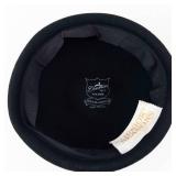 Junior Seasons New York Wool Doeskin Felt Hat - Black - Made in USA