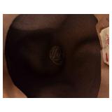 Brown Felt Fedora Hat - Leather Band Vintage Style