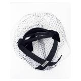 Fascinator Headpiece - Don Marshall for Field Schlick, Inc. Black Net Veil
