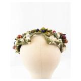 Floral Crown Headpiece with Berries and Leaves - Berry & Leaf Wreath